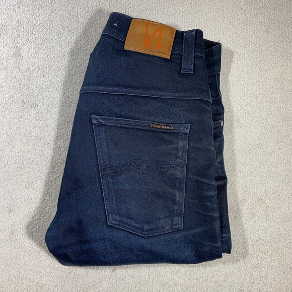 Nudie Jeans Other - Nudie Thin Finn Dark Shine Denim Mens Jeans 31x30